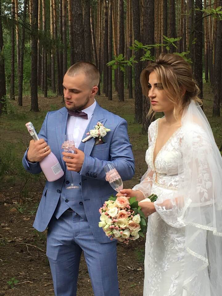 Весілля Аліни Акобії та Олександра Грушина. Фото
