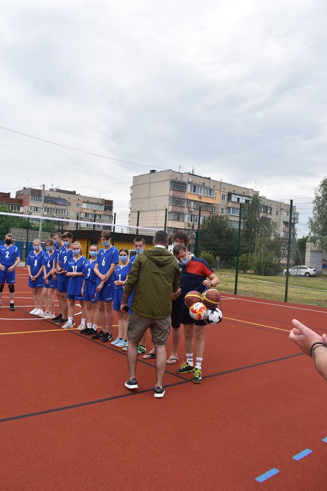Відкриття мультифункціонального майданчика, Калинівка. Фото