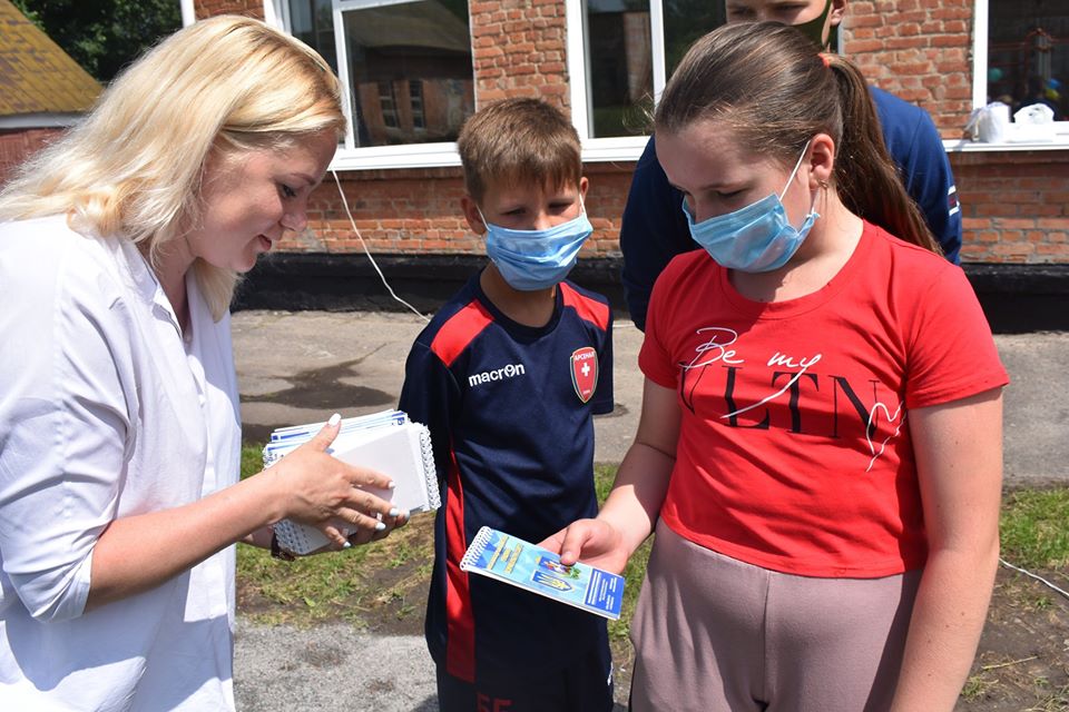 Відкриття воркаут-майданчика в Озерній. Фото