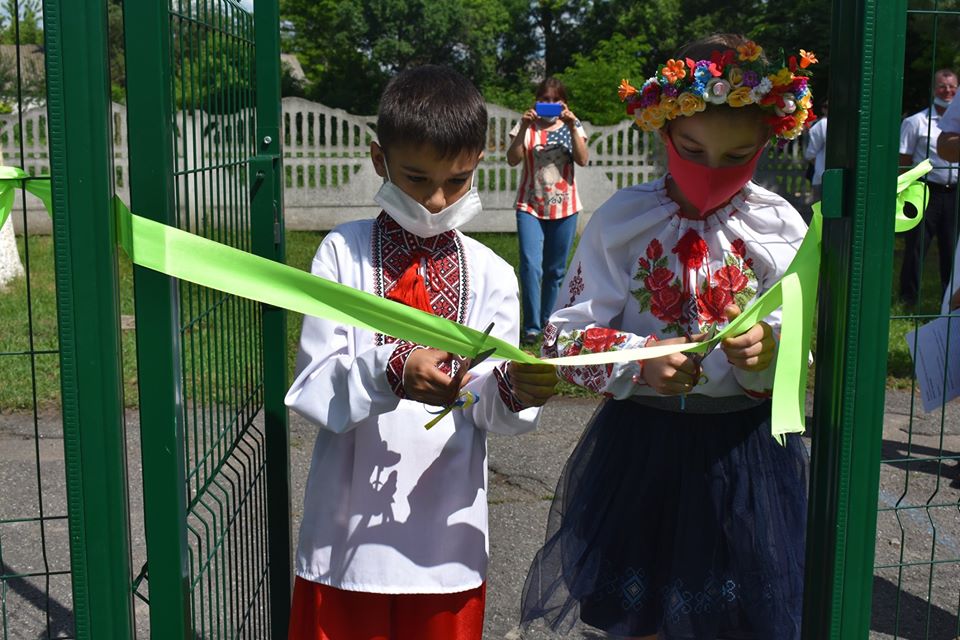 Відкриття воркаут-майданчика в Красилівці. Фото