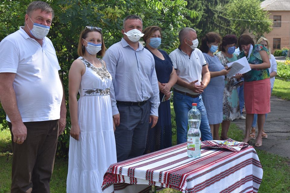 Відкриття воркаут-майданчика в Красилівці. Фото