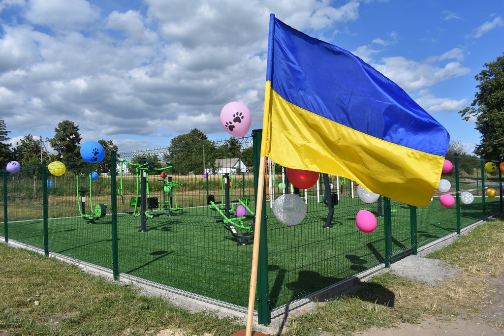 Відкриття майданчиків в Тетієвському районі. Фото