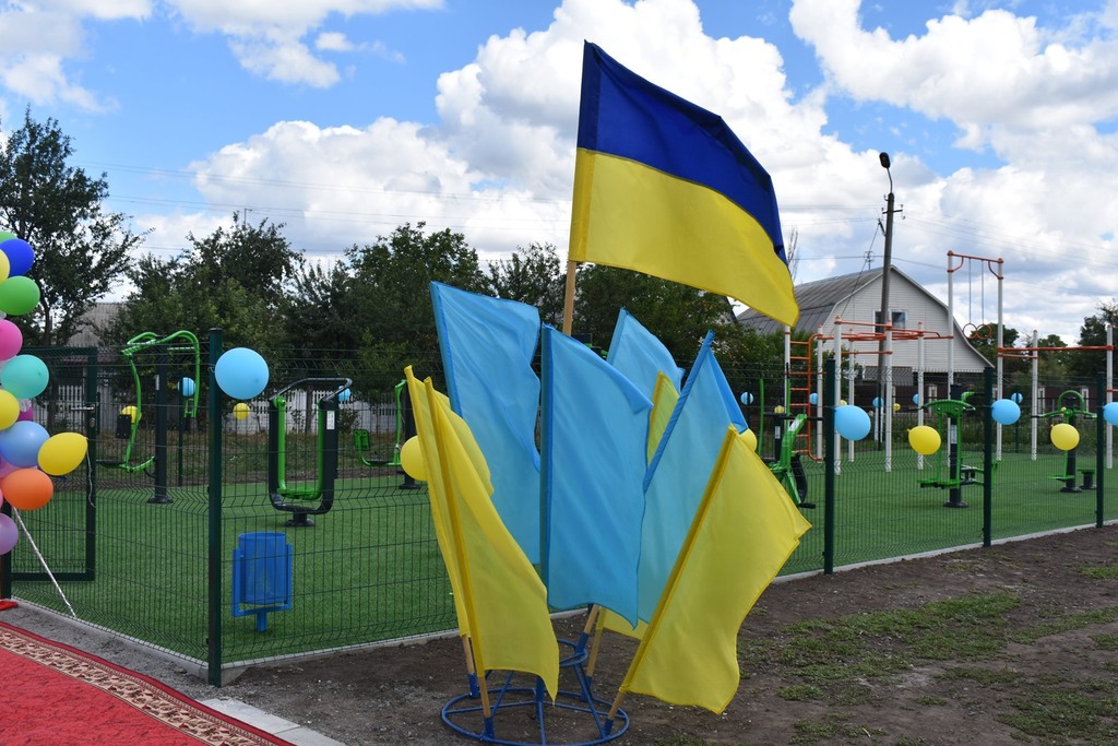 Відкриття майданчиків в Тетієвському районі. Фото