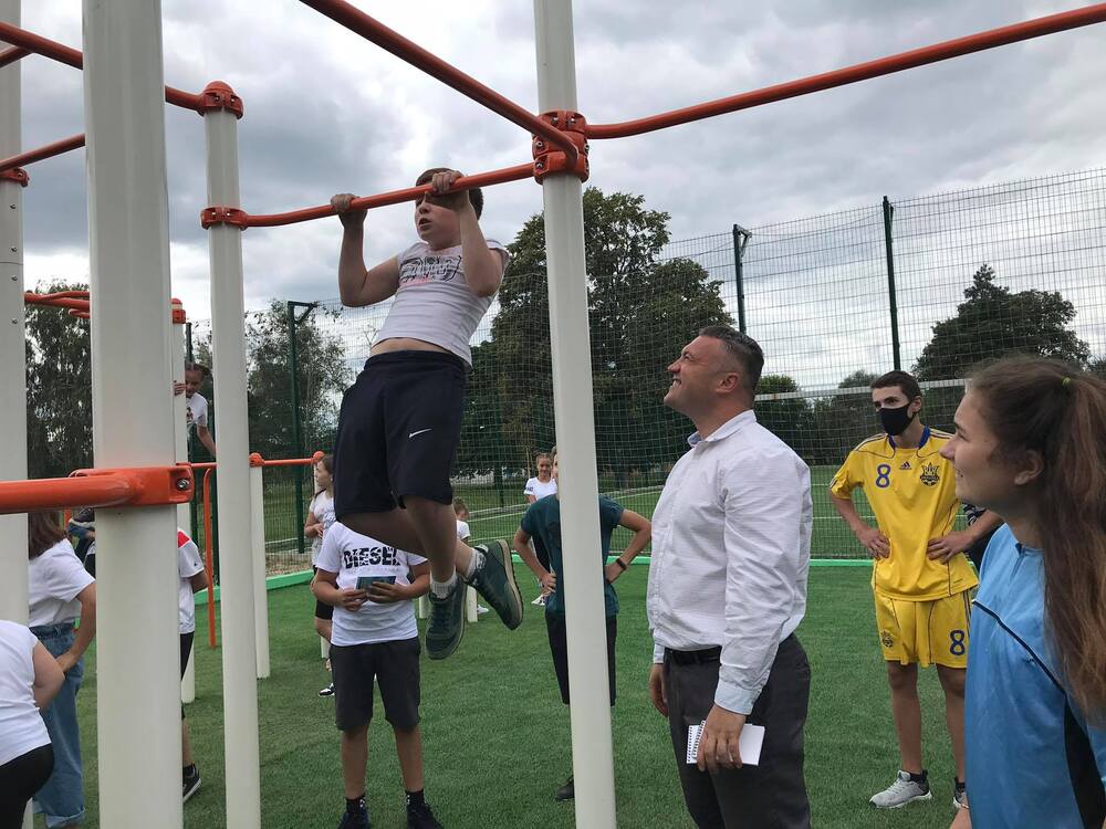 Workout-майданчики Київщини: відкрито об&#039;єкти в Катюжанці та Загальцях.  Фото