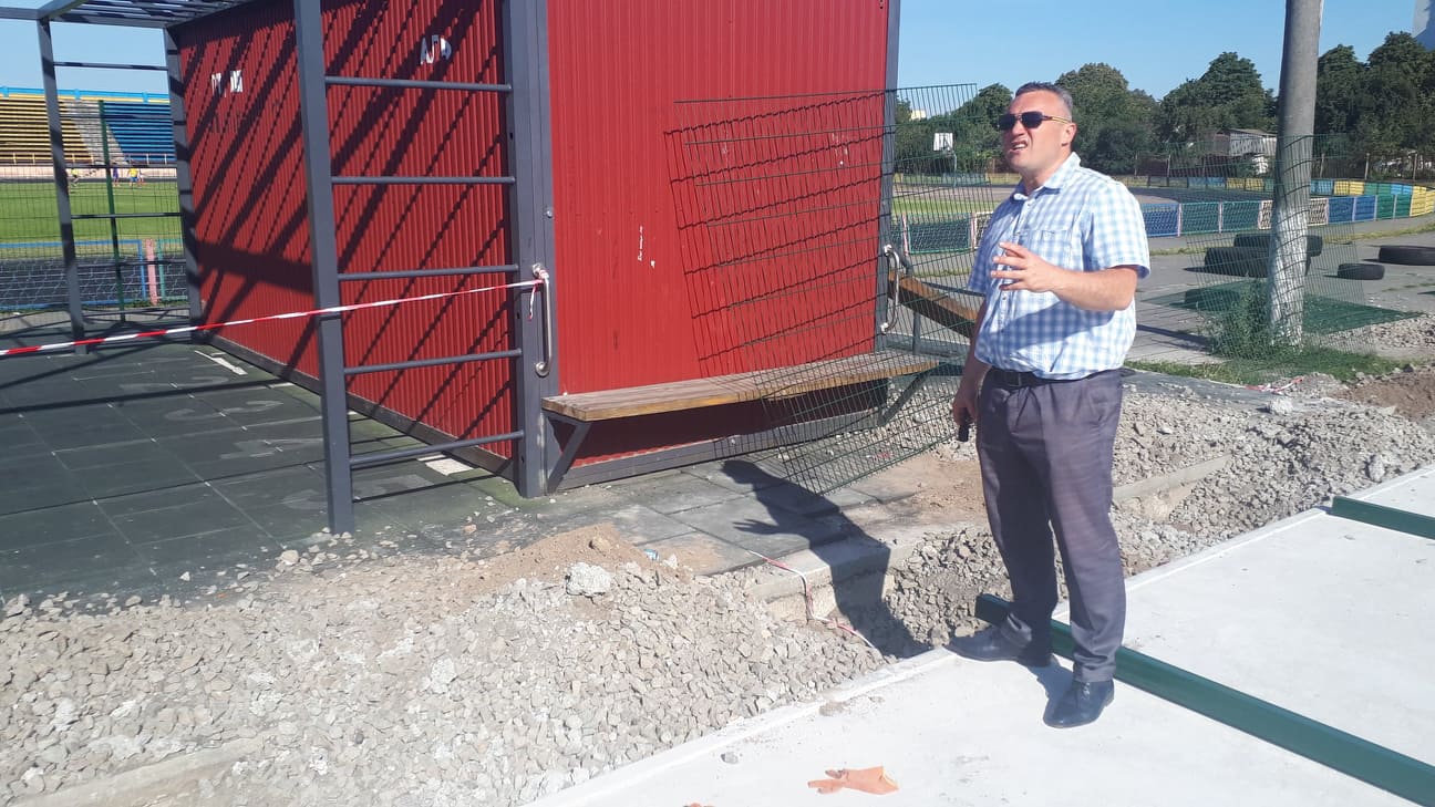 Будівництво мультифункціонального майданчика в Фастові. Фото