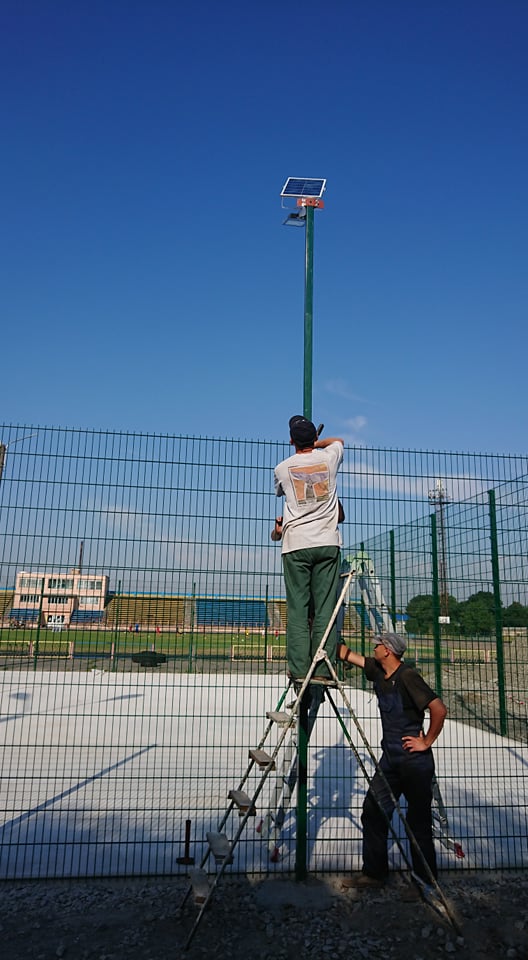 Будівництво мультифункціонального майданчика в Фастові. Фото