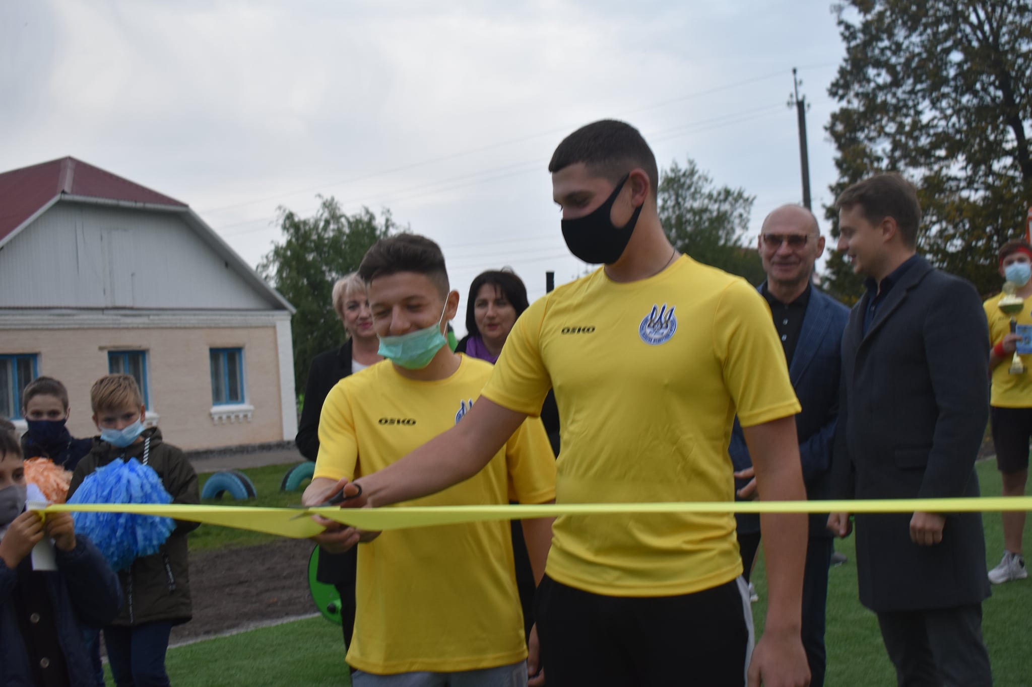 Відкриття воркаут-майданчиків у Васильківському районі. Фото
