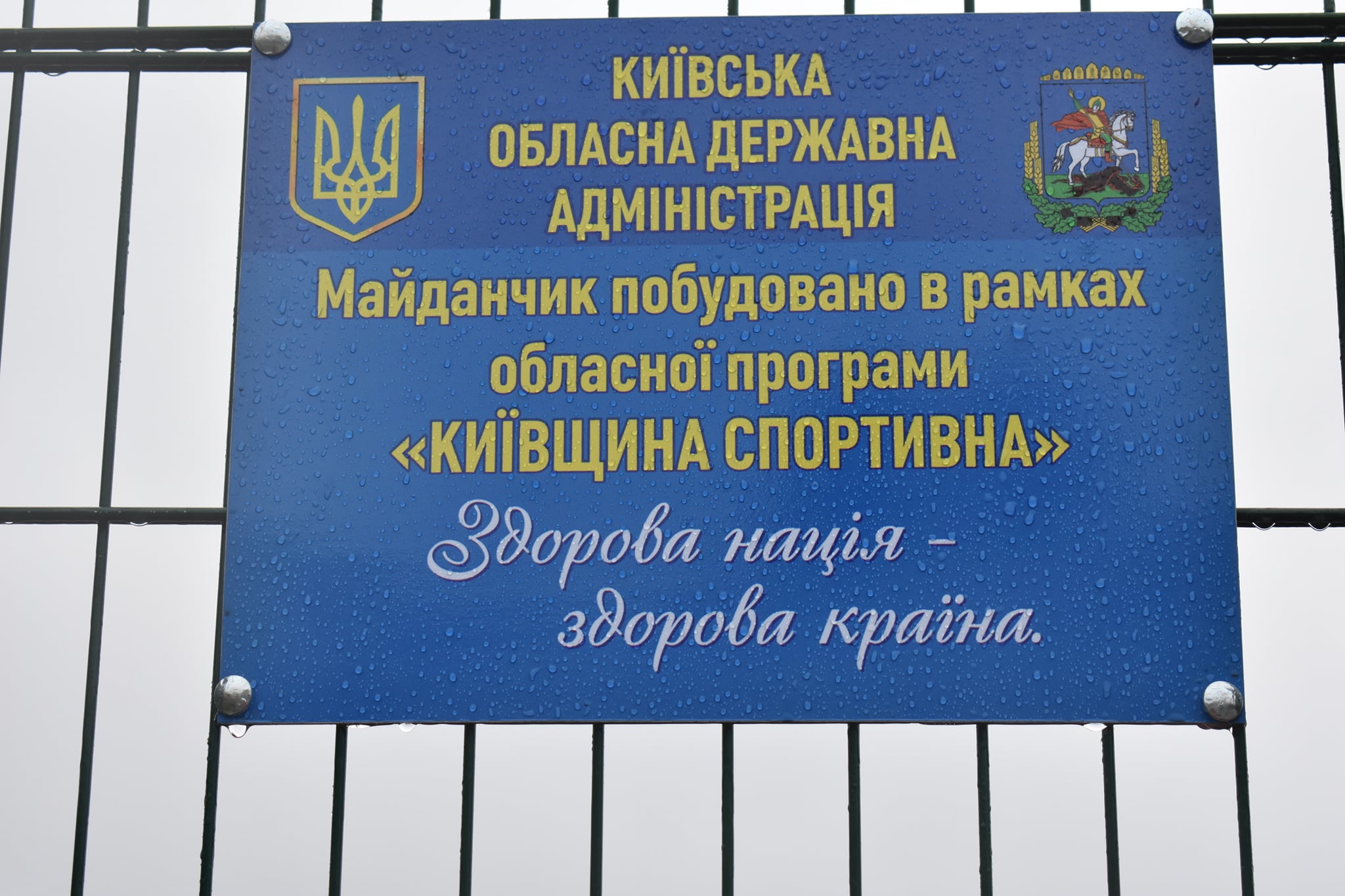 Василь Володін завітав на відкриття мультифункціонального майданчика до Луб’янки. Фото