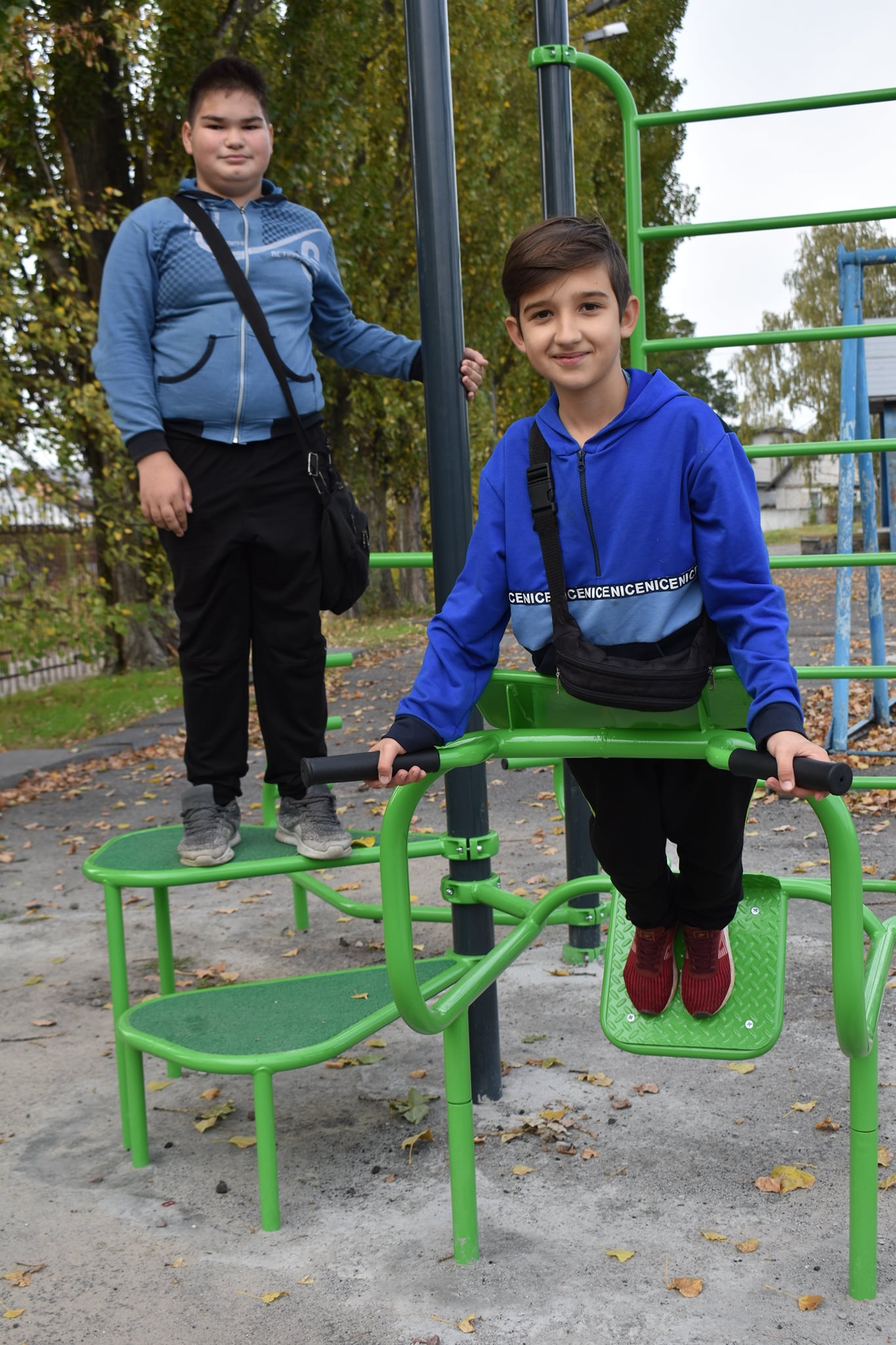 В Баришівці та Любарцях відкрито мультифункціональні майданчики. Фото