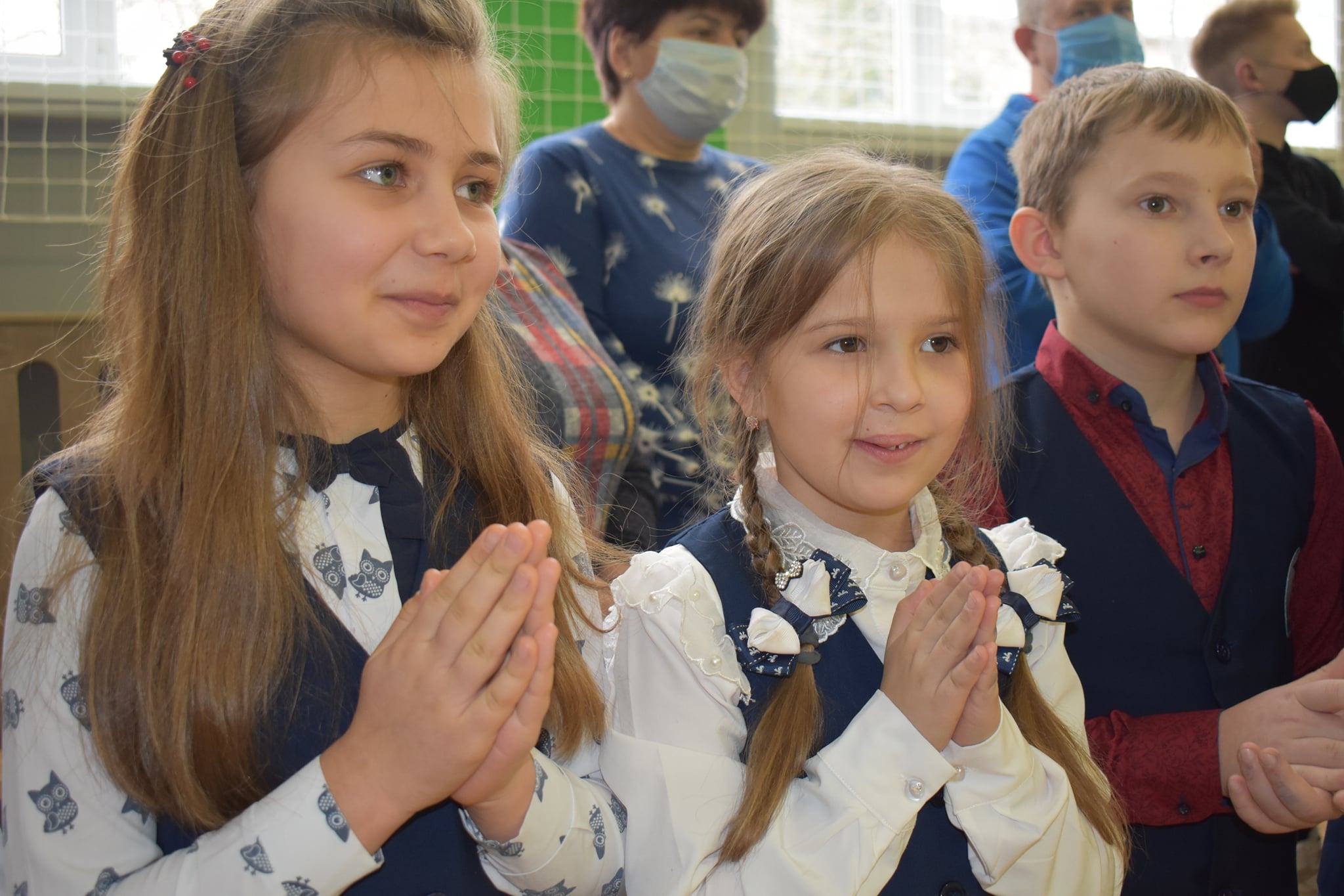 Відкриття спортзалу в Калинівській школі. Фото