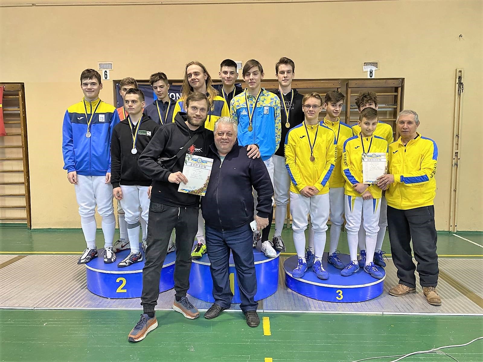 Чемпіонат України з фехтування на шаблях серед кадетів, Харків. Фото