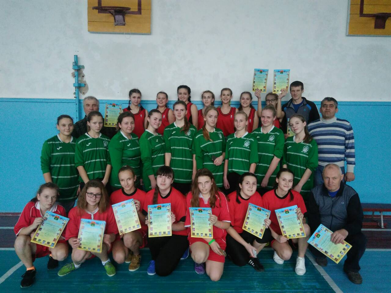 Першість Васильківського району з  баскетболу. Фото