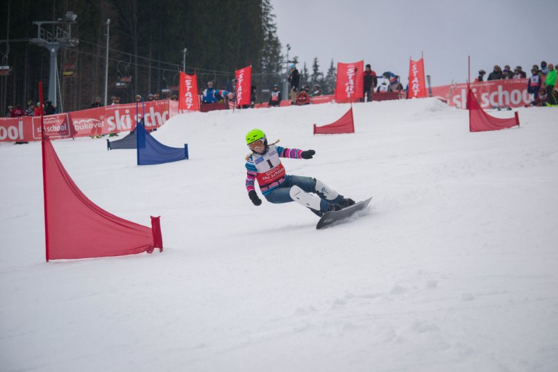  Катерина Плюта на Чемпіонаті України зі сноубордингу