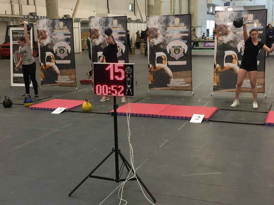 Чемпіонат Київської області з гирьового спорту. Фото
