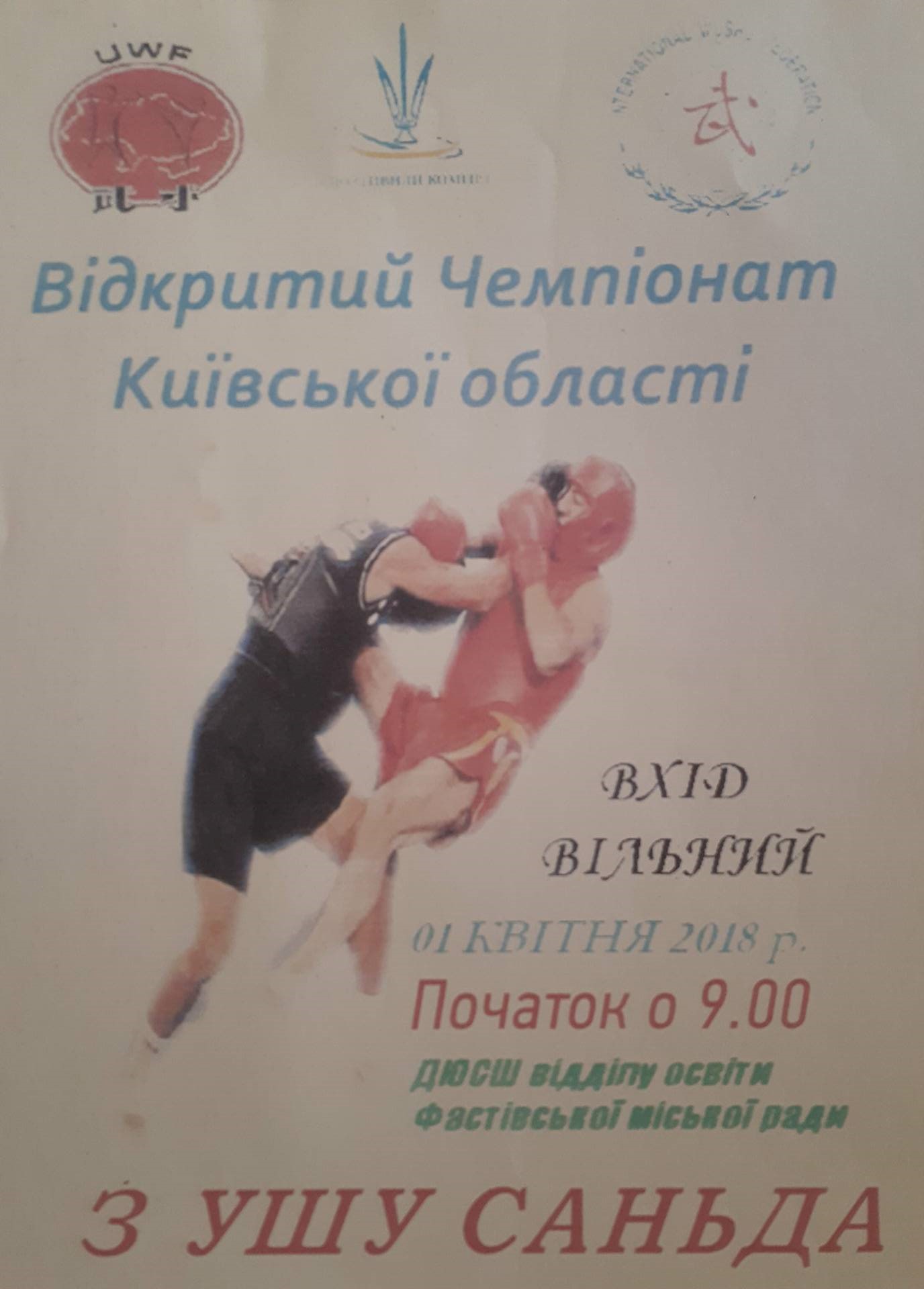 чемпіонат Київської області з ушу саньда. фото