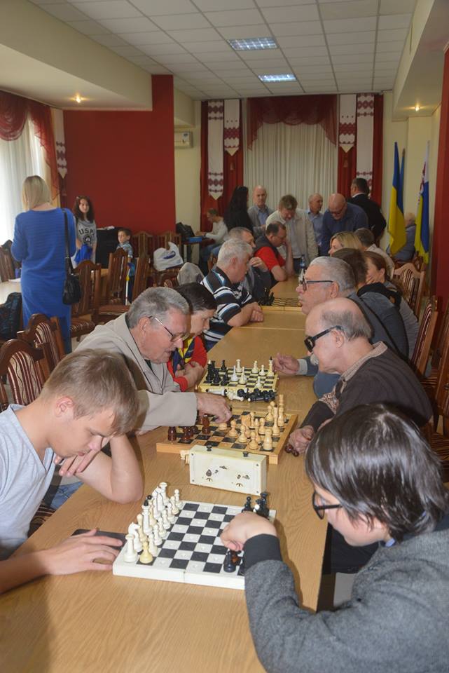 Шаховий турнір серед незрячих, Обухів. Фото