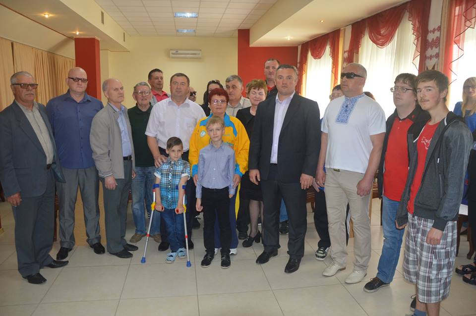 Шаховий турнір серед незрячих, Обухів. Фото