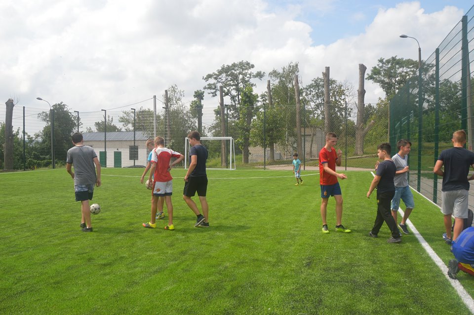 Нове футбольне поле, Васильків. Фото
