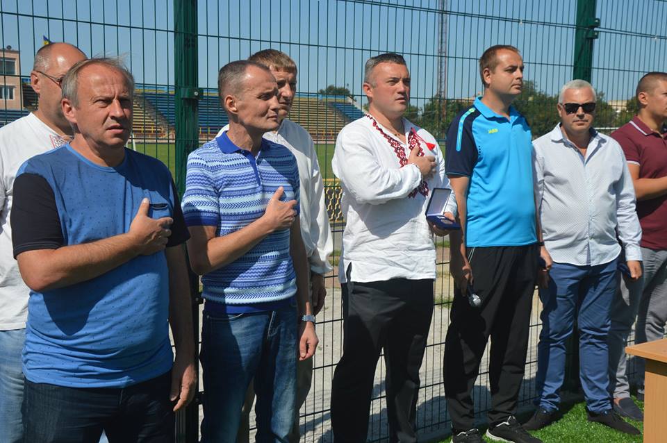 Відкриття футбольного поля у Фастові. Фото