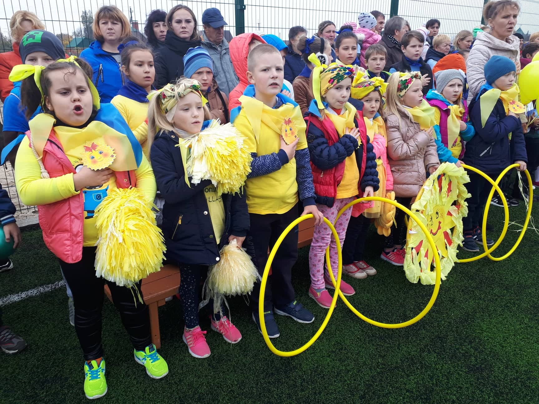 Відкриття футбольного поля в Лебедівці. Фото