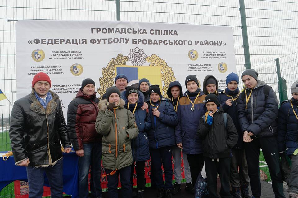 Відкриття футбольного поля у Великій Димерці. Фото