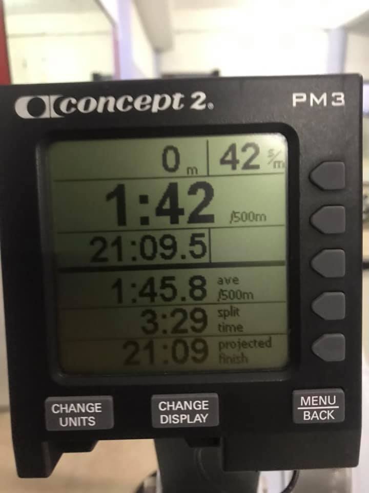 Веслування на ергометрах. Фото