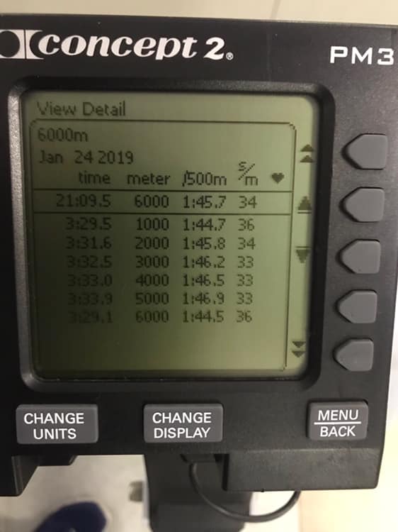 Веслування на ергометрах. Фото