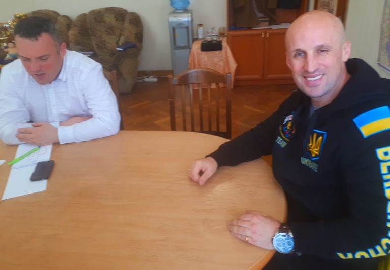 Тимофєєв зустрівся з представниками Союзу гирьового спорту. Фото