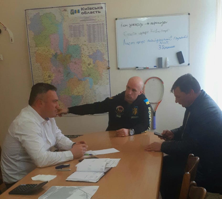 Тимофєєв зустрівся з представниками Союзу гирьового спорту. Фото