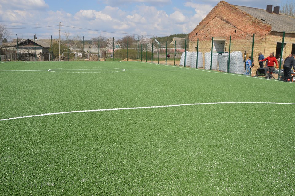 Встановлення майданчика у Василькові. Фото