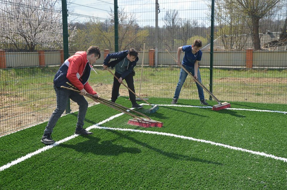 Встановлення майданчика у Василькові. Фото