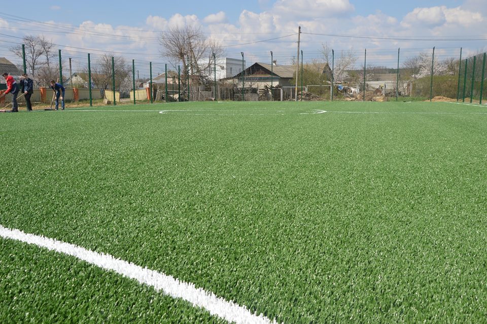 Встановлення майданчика у Василькові. Фото