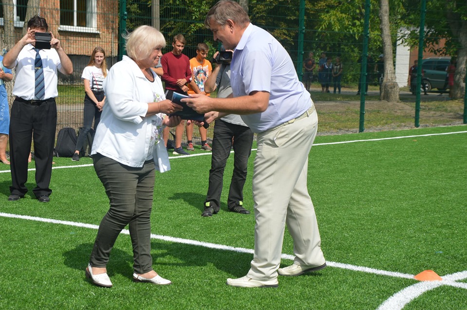 Відкриття футбольного поля в Фурсівській ОТГ. Фото