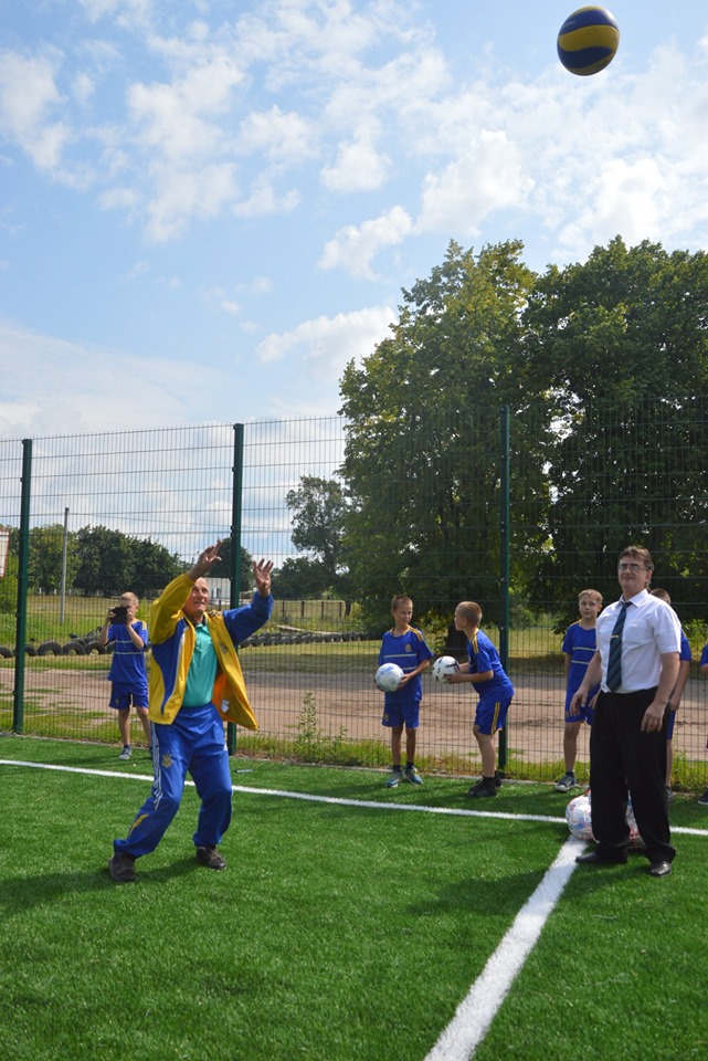 Відкриття футбольного поля в Фурсівській ОТГ. Фото