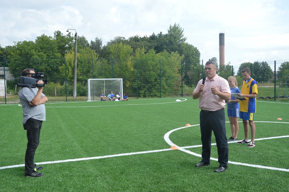 Відкриття футбольного поля в Фурсівській ОТГ. Фото