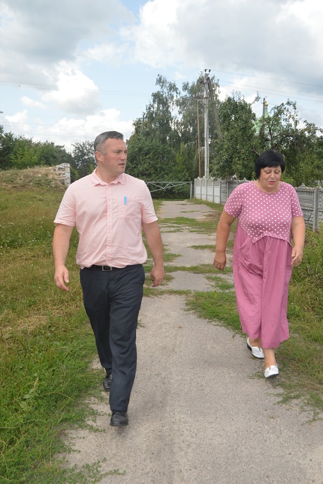 Будівництво мультифункціонального майданчика в Шамраївці. Фото