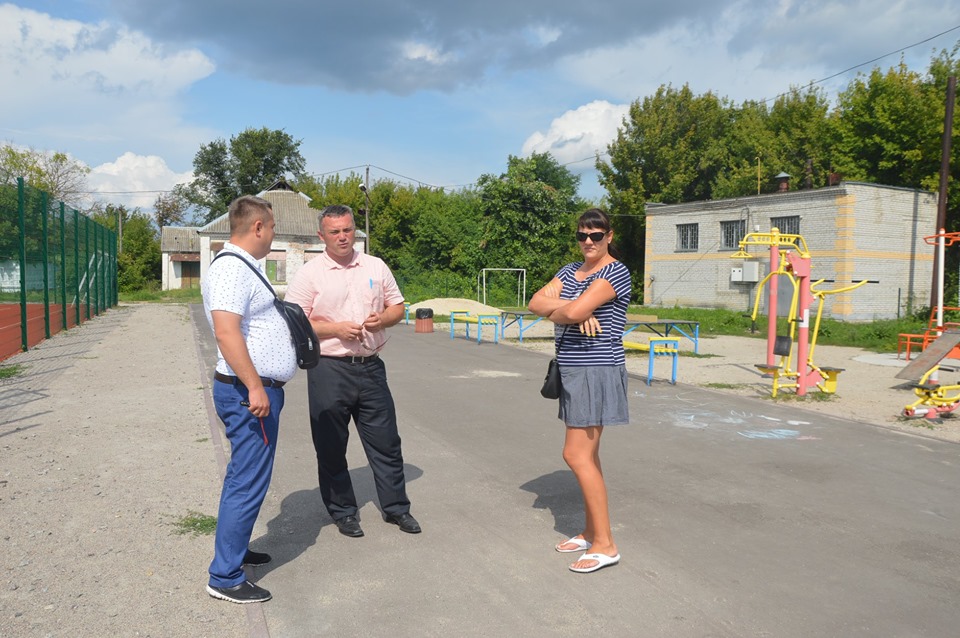 Інспекція спортивної інфраструктури Обухова. Фото