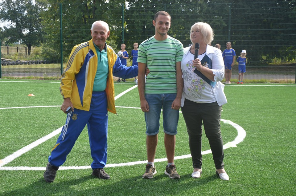 Відкриття футбольного поля в Фурсівській ОТГ. Фото