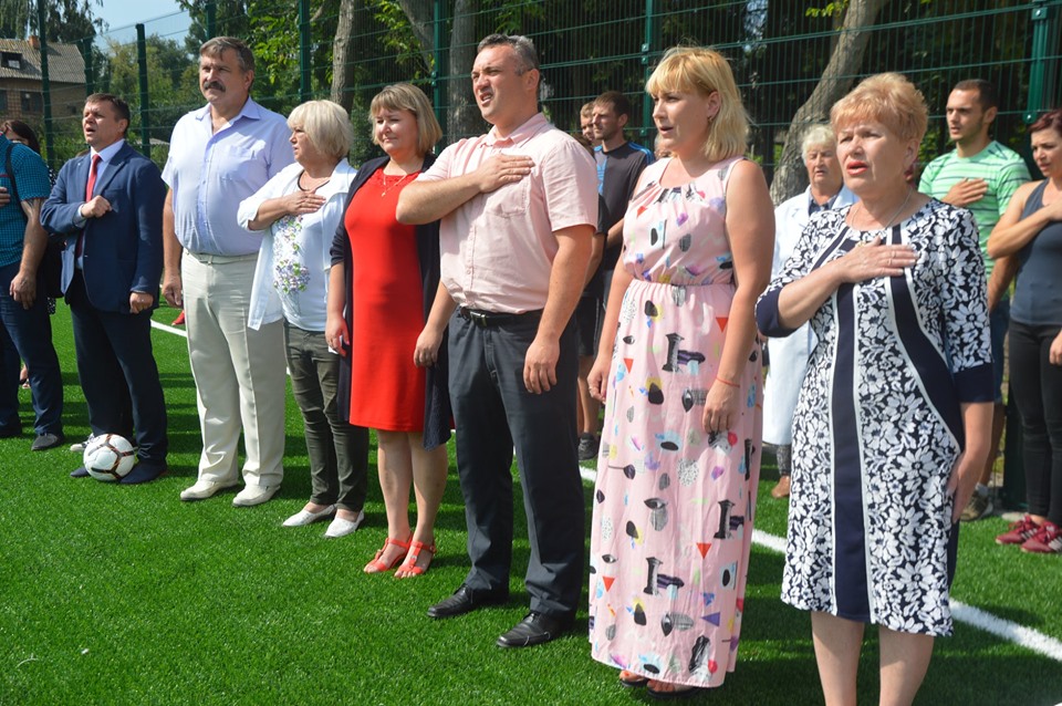 Відкриття футбольного поля в Фурсівській ОТГ. Фото