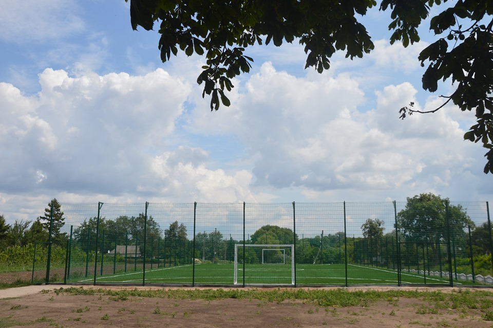 Інспекція спортивної інфраструктури в Пустоварівці. Фото