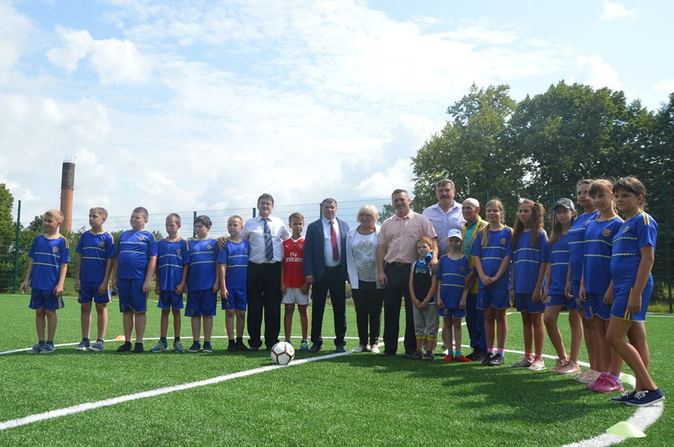 Відкриття футбольного поля в Фурсівській ОТГ. Фото