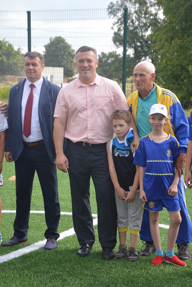 Відкриття футбольного поля в Фурсівській ОТГ. Фото
