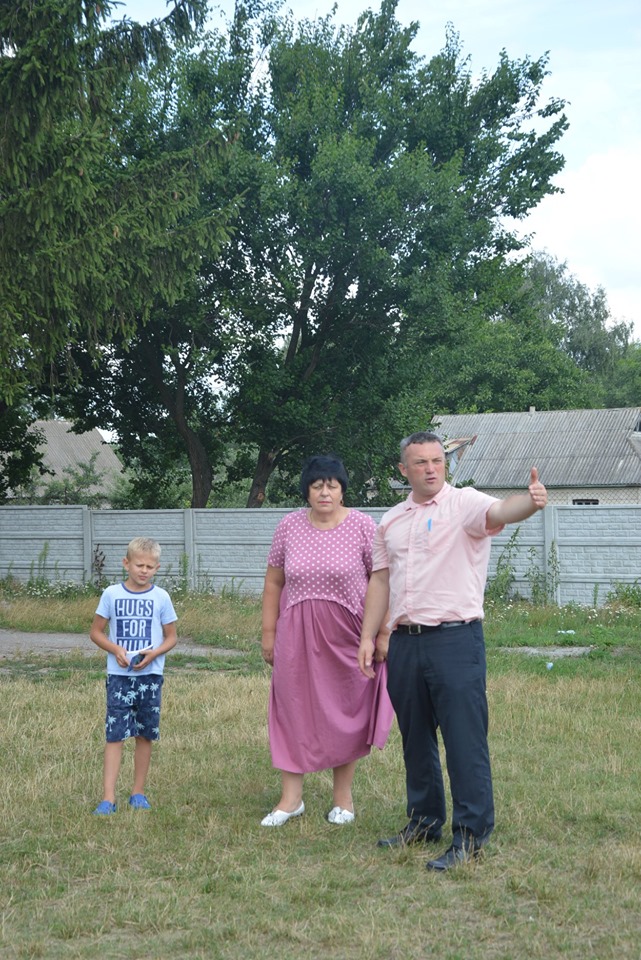 Будівництво мультифункціонального майданчика в Шамраївці. Фото