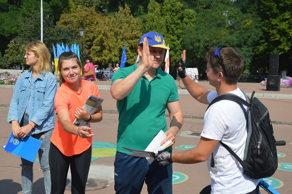 Велопробіг Переяславом до Дня Незалежності. Фото