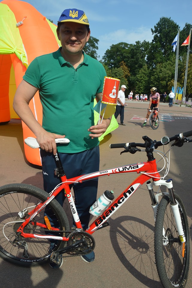 Велопробіг Переяславом до Дня Незалежності. Фото