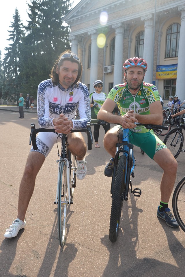 Велопробіг Переяславом до Дня Незалежності. Фото