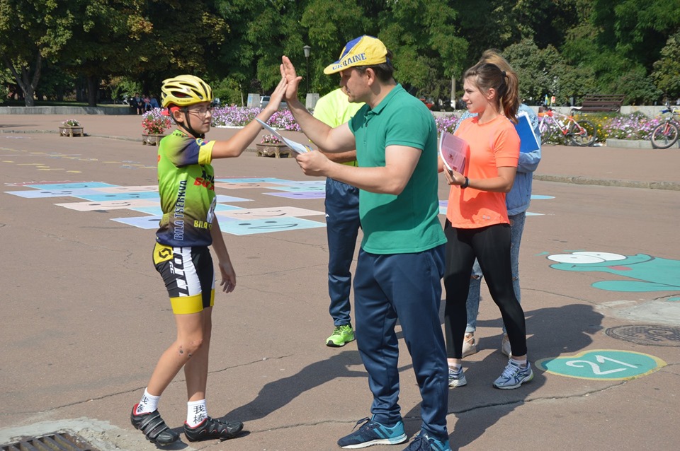 Велопробіг Переяславом до Дня Незалежності. Фото