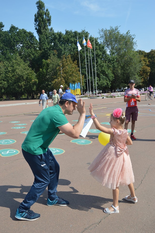Велопробіг Переяславом до Дня Незалежності. Фото