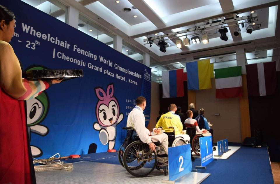 Чемпіонат світу з фехтування на візках, Корея. Фото