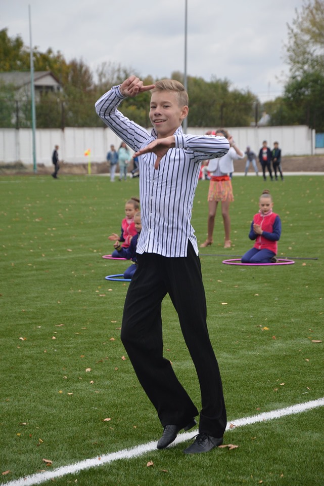 Відкриття стадіону в Борисполі. Фото